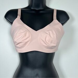 NWT Knix Pink Ginger Padded V-Neck Bra Size 2